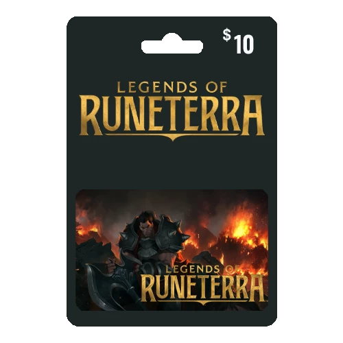 ليجندز أوف ريونتيرا بطاقة بقيمة عشرة دولارات