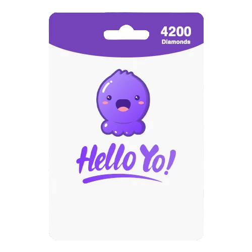 Hello Yo Gift Card - 4200 Diamonds (#2196692)