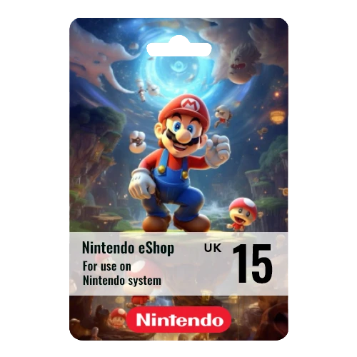 بطاقة نينتندو ١٥ جنيه إسترليني