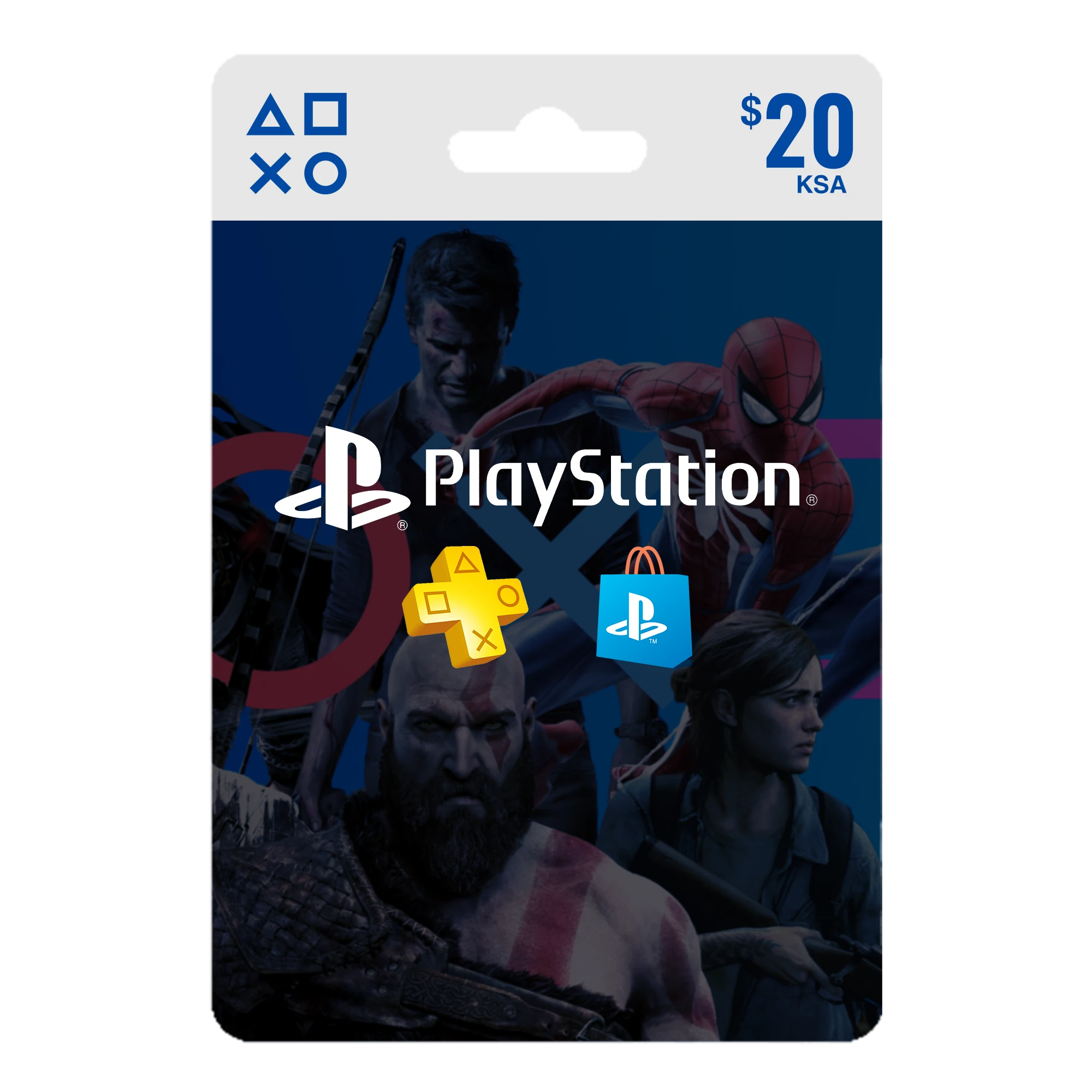 PlayStation Network Gift Card 20 USD - PSN Saudi